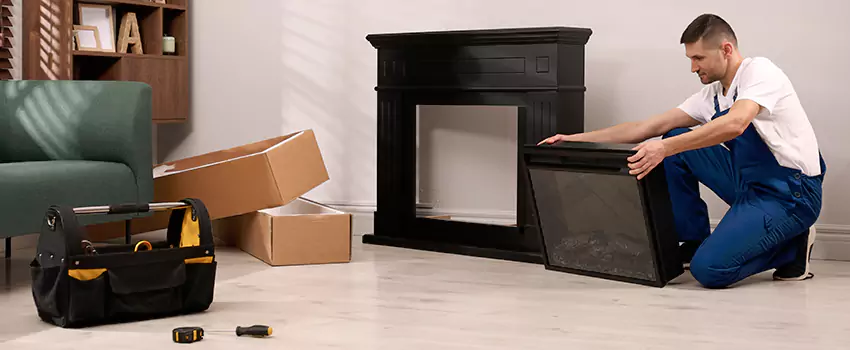 Old Rusted Metal Fireplace Repair And Replacement in Claremont, CA